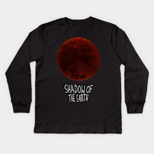 Shadow of the Earth Kids Long Sleeve T-Shirt